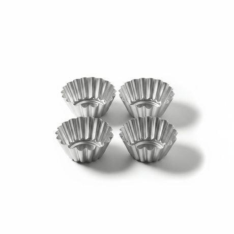 AFCO Mini Cake Moulds – Set of 4 – 7cm Fluted Tart Tins - Al Kabayel Discount CentreAFCO Mini Cake Moulds – Set of 4 – 7cm Fluted Tart TinsCake Mold & Baking MoldsAFCOAl Kabayel Discount Centre