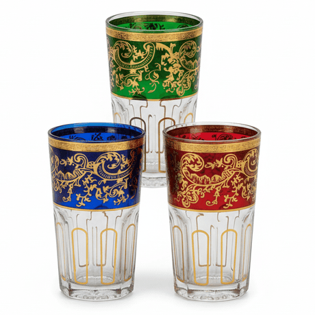 AFCO Moroccan Inspired Glass Tumbler Set of Three Pieces with 170 ml - Al Kabayel Discount CentreAFCO Moroccan Inspired Glass Tumbler Set of Three Pieces with 170 mlTumblersAFCOAl Kabayel Discount Centre