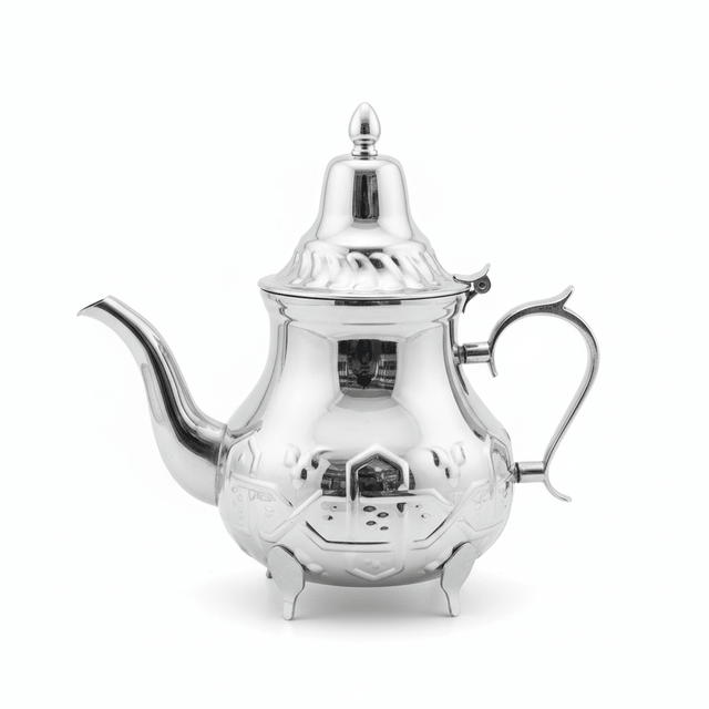 Afco Moroccan Stainless Steel Tea Pot 1.6L | Ornate Silver | Traditional Arabic Design - Al Kabayel Discount CentreAfco Moroccan Stainless Steel Tea Pot 1.6L | Ornate Silver | Traditional Arabic DesignTea/Coffee PotsAFCOAl Kabayel Discount Centre