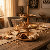 Afco Natural Bamboo Three - Tier Round Fruit Stand with Wooden Finish for Eco - Friendly Display – 40 cm - Al Kabayel Discount CentreAfco Natural Bamboo Three - Tier Round Fruit Stand with Wooden Finish for Eco - Friendly Display – 40 cmOrganizers & AccessoriesAFCOAl Kabayel Discount Centre