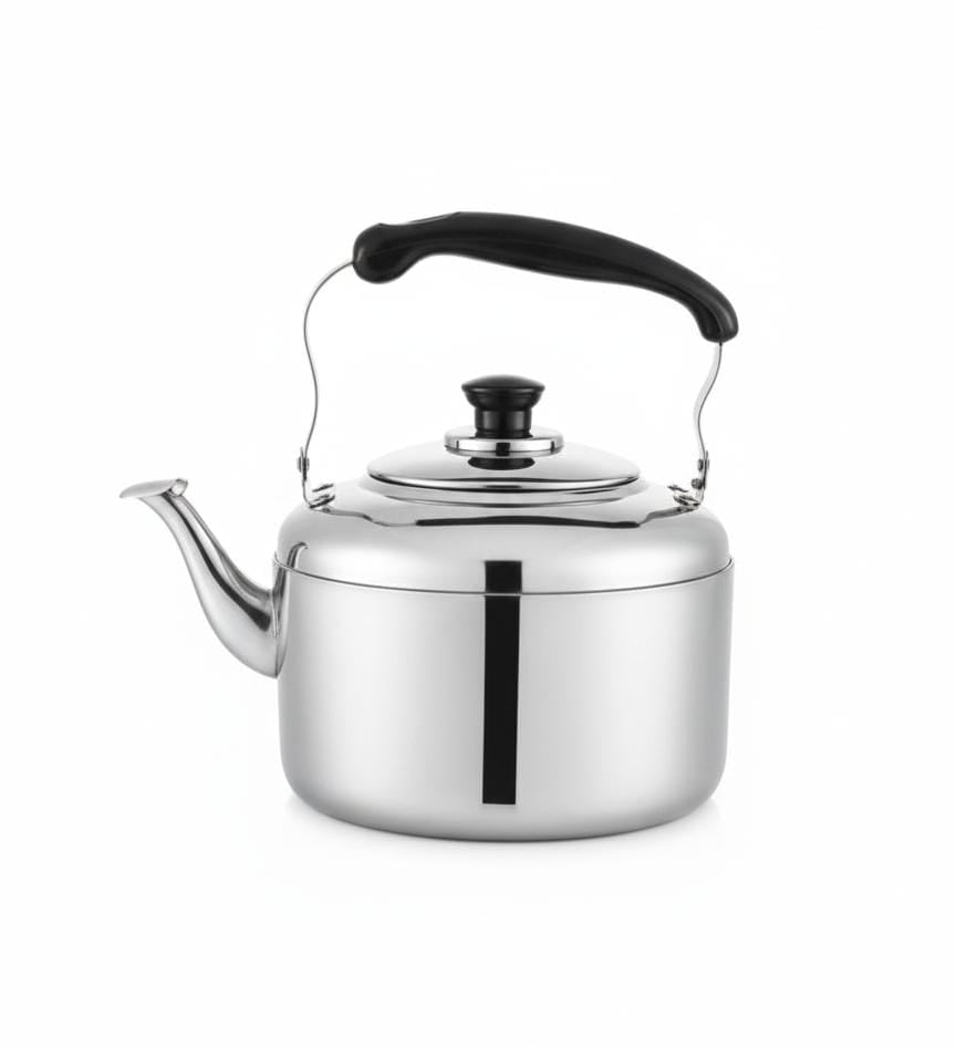 AFCO Premium Stainless Steel Whistling Kettle 2 Litre – Rust - Resistant Body, Ergonomic Grip, Whistle Spout for Safe Pouring, Perfect for Daily Tea & Coffee - Al Kabayel Discount CentreAFCO Premium Stainless Steel Whistling Kettle 2 Litre – Rust - Resistant Body, Ergonomic Grip, Whistle Spout for Safe Pouring, Perfect for Daily Tea & CoffeeTea/Coffee PotsAFCOAl Kabayel Discount Centre