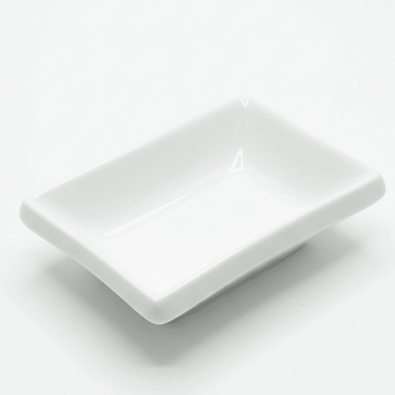 Afco Rectangular White Ceramic Sauce Dish – 8 × 5 cm Small Dipping Bowl for Sauces, Condiments & Appetizers - Al Kabayel Discount CentreAfco Rectangular White Ceramic Sauce Dish – 8 × 5 cm Small Dipping Bowl for Sauces, Condiments & AppetizersBowlsAFCOAl Kabayel Discount Centre