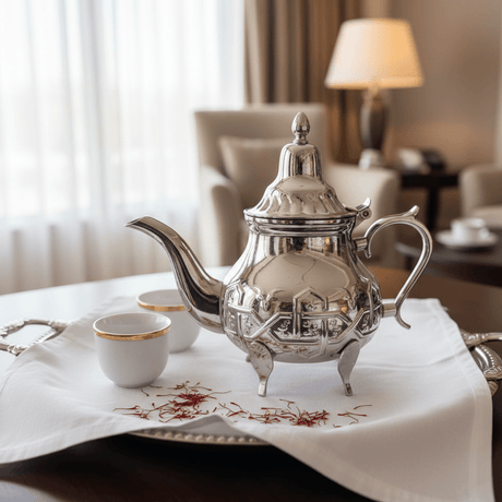 Afco Silver Stainless Steel Arabic Teapot with Decorative Legs | Ornate Engraved Design | 600ml | - Al Kabayel Discount CentreAfco Silver Stainless Steel Arabic Teapot with Decorative Legs | Ornate Engraved Design | 600ml |Tea/Coffee PotsAFCOAl Kabayel Discount Centre