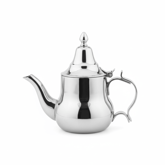 Afco Stainless Steel Moroccan Tea Pot 300ml – Mirror - Polished Silver - Al Kabayel Discount CentreAfco Stainless Steel Moroccan Tea Pot 300ml – Mirror - Polished SilverTea/Coffee PotsAFCOAl Kabayel Discount Centre