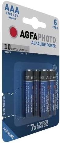 AGFAPHOTO AAA Alkaline Battery 1.5V, Pack of 4+2 - Al Kabayel Discount CentreAGFAPHOTO AAA Alkaline Battery 1.5V, Pack of 4+2BatteriesAGFAPHOTOAl Kabayel Discount Centre