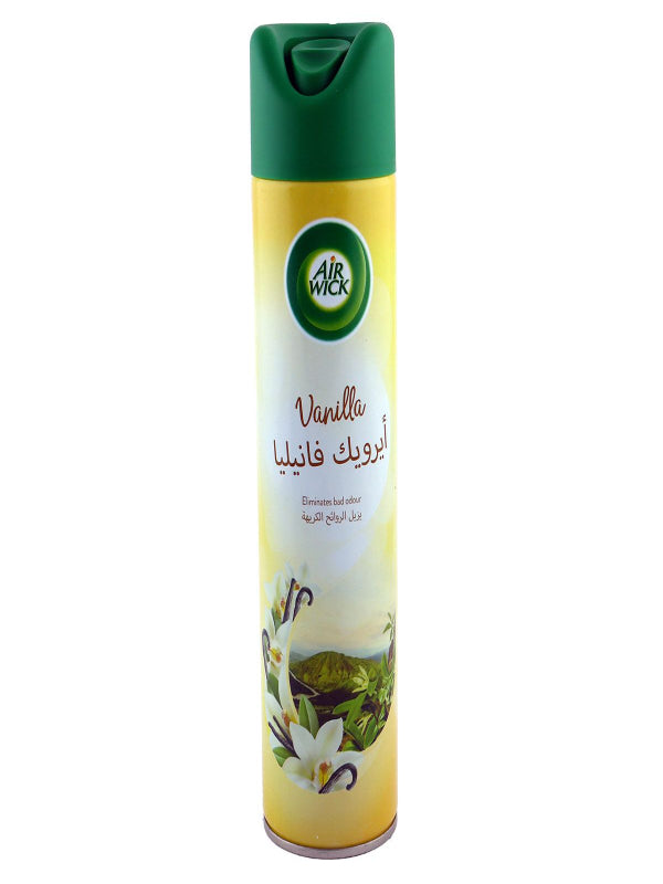 AIR WICK Air Freshner Room Spray Vanilla 300ml - Al Kabayel Discount CentreAIR WICK Air Freshner Room Spray Vanilla 300mlHome FragrancesAIR WICKAl Kabayel Discount Centre