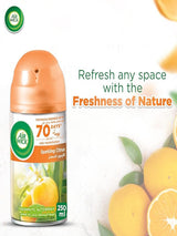 Air Wick Freshener Freshmatic Auto Spray Sparkling Citrus Gadget and Refill, Eliminates Bad Odour like Cat Litter Smell, 250 ml - Al Kabayel Discount CentreAir Wick Freshener Freshmatic Auto Spray Sparkling Citrus Gadget and Refill, Eliminates Bad Odour like Cat Litter Smell, 250 mlHome FragrancesAIR WICKAl Kabayel Discount Centre