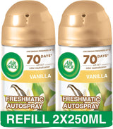 Air Wick Freshmatic Autospray Refill, Vanilla Fragrance, 250 ml (Pack of 2) - Al Kabayel Discount CentreAir Wick Freshmatic Autospray Refill, Vanilla Fragrance, 250 ml (Pack of 2)Air FreshenersAIR WICKAl Kabayel Discount Centre