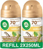 Air Wick Freshmatic Autospray Refill, Vanilla Fragrance, 250 ml (Pack of 2) - Al Kabayel Discount CentreAir Wick Freshmatic Autospray Refill, Vanilla Fragrance, 250 ml (Pack of 2)Air FreshenersAIR WICKAl Kabayel Discount Centre