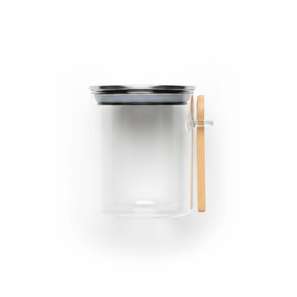 Airtight Clear Glass Storage Canister with Metal Lid – Kitchen Organization Jar (710 ml) - Al Kabayel Discount CentreAirtight Clear Glass Storage Canister with Metal Lid – Kitchen Organization Jar (710 ml)Jars & Food SaversAKDCAl Kabayel Discount Centre
