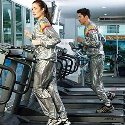 AKDC 1-Pair Sauna Suit for Men & Women Size-L,Soft Waterproof