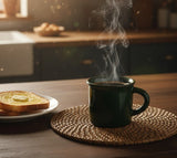 AKDC 100ml Dark Green Ceramic Mug – Compact Mini Mug for Espresso, Coffee & Tea - Al Kabayel Discount CentreAKDC 100ml Dark Green Ceramic Mug – Compact Mini Mug for Espresso, Coffee & TeaMugsAKDCAl Kabayel Discount Centre