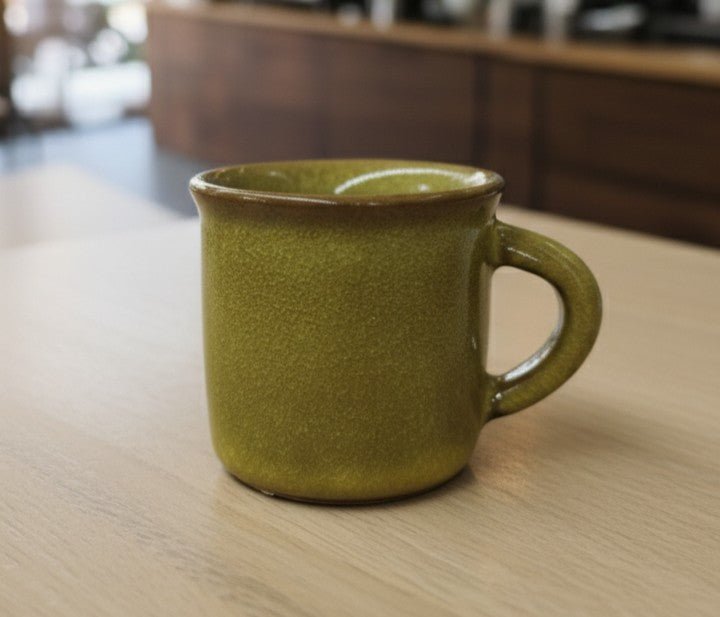 AKDC 100ml Greenish Brown Ceramic Mug – Vintage Style Mini Tea & Coffee Cup - Al Kabayel Discount CentreAKDC 100ml Greenish Brown Ceramic Mug – Vintage Style Mini Tea & Coffee CupMugsAKDCAl Kabayel Discount Centre