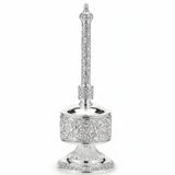 AKDC 100ml silver rose water bottle glass and metal luxury decorative container arabic gift item - Al Kabayel Discount CentreAKDC 100ml silver rose water bottle glass and metal luxury decorative container arabic gift itemPerfume BottlesAKDCAl Kabayel Discount Centre