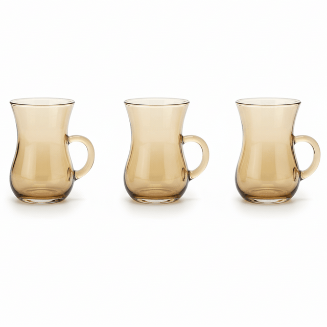 AKDC 100ml Traditional Tea Glasses for Hot & Cold Beverages – Classic Design Glass Set of 3 - Al Kabayel Discount CentreAKDC 100ml Traditional Tea Glasses for Hot & Cold Beverages – Classic Design Glass Set of 3TumblersAKDCAl Kabayel Discount Centre
