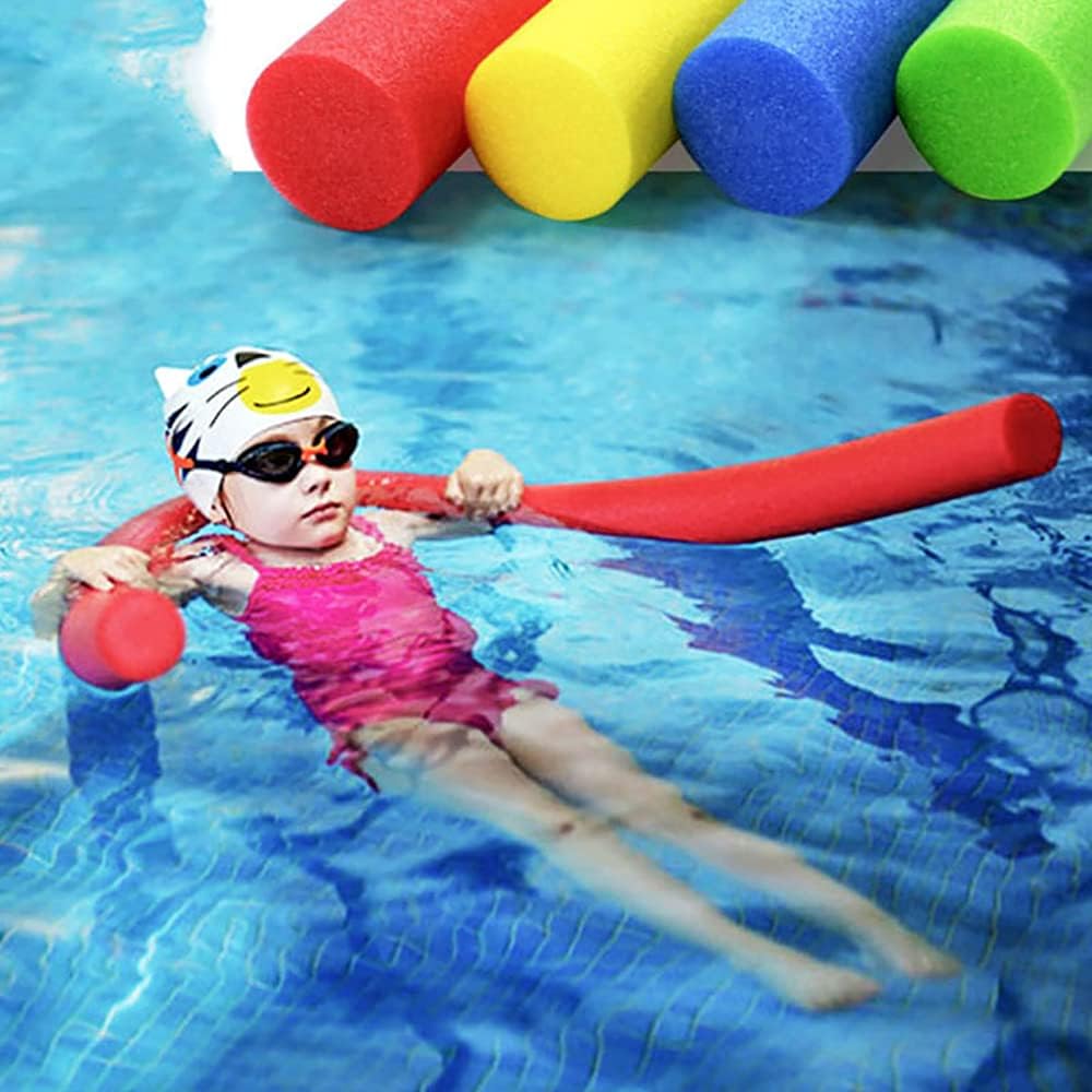 AKDC 10pcs Swimming Noodles Floating Swimmings Pool Noodle Swim Kickboard Water Float Aid Woggle Noodles Hollow Learn Swimming Foam Diy Toys Over Random Assorted Colors - 64InchX2.5Inch - Al Kabayel Discount CentreAKDC 10pcs Swimming Noodles Floating Swimmings Pool Noodle Swim Kickboard Water Float Aid Woggle Noodles Hollow Learn Swimming Foam Diy Toys Over Random Assorted Colors - 64InchX2.5InchPools & waterplay toysAKDCAl Kabayel Discount Centre