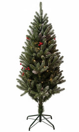 AKDC 120cm Natural PVC Pine Christmas Tree with Red Berries | Full Green Foliage Festive Tree - Al Kabayel Discount CentreAKDC 120cm Natural PVC Pine Christmas Tree with Red Berries | Full Green Foliage Festive TreeHome Décor AccentsAKDCAl Kabayel Discount Centre