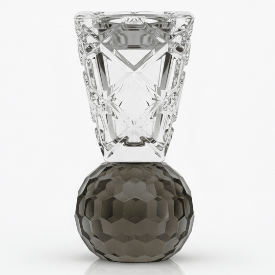 AKDC 12cm Black Crystal Incense Burner for Aromatherapy, Stress Relief, Meditation, and Modern Home Decoration - Al Kabayel Discount CentreAKDC 12cm Black Crystal Incense Burner for Aromatherapy, Stress Relief, Meditation, and Modern Home DecorationIncense BurnerAKDCAl Kabayel Discount Centre