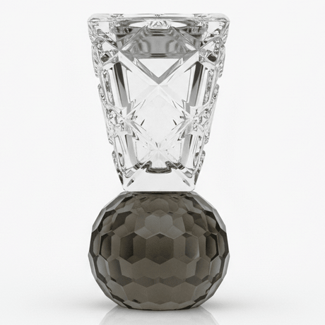 AKDC 12cm Black Crystal Incense Burner for Aromatherapy, Stress Relief, Meditation, and Modern Home Decoration - Al Kabayel Discount CentreAKDC 12cm Black Crystal Incense Burner for Aromatherapy, Stress Relief, Meditation, and Modern Home DecorationIncense BurnerAKDCAl Kabayel Discount Centre