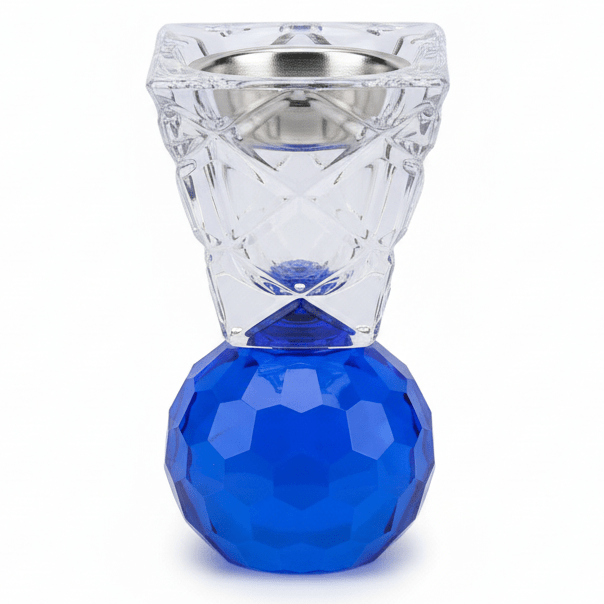 AKDC 12cm Blue Crystal Incense Burner for Aromatherapy, Meditation, Relaxation, and Elegant Home Fragrance Décor - Al Kabayel Discount CentreAKDC 12cm Blue Crystal Incense Burner for Aromatherapy, Meditation, Relaxation, and Elegant Home Fragrance DécorIncense BurnerAKDCAl Kabayel Discount Centre