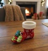 AKDC 12cm Red Ceramic Santa Shoe Candy Pot – Festive Decorative Jar for Christmas Treats & Holiday Table Décor - Al Kabayel Discount CentreAKDC 12cm Red Ceramic Santa Shoe Candy Pot – Festive Decorative Jar for Christmas Treats & Holiday Table DécorHome Décor AccentsAKDCAl Kabayel Discount Centre