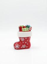 AKDC 12cm Red Ceramic Santa Shoe Candy Pot – Festive Decorative Jar for Christmas Treats & Holiday Table Décor - Al Kabayel Discount CentreAKDC 12cm Red Ceramic Santa Shoe Candy Pot – Festive Decorative Jar for Christmas Treats & Holiday Table DécorHome Décor AccentsAKDCAl Kabayel Discount Centre