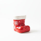 AKDC 12cm Santa Shoe Shaped Ceramic Candy Pot – Red Christmas Decorative Jar for Sweets, Candies & Table Display - Al Kabayel Discount CentreAKDC 12cm Santa Shoe Shaped Ceramic Candy Pot – Red Christmas Decorative Jar for Sweets, Candies & Table DisplayHome Décor AccentsAKDCAl Kabayel Discount Centre