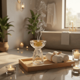 AKDC 13.5cm Premium Crystal Incense Burner for Aromatherapy, Meditation, Relaxation, and Elegant Interior Decoration - Al Kabayel Discount CentreAKDC 13.5cm Premium Crystal Incense Burner for Aromatherapy, Meditation, Relaxation, and Elegant Interior DecorationIncense BurnerAKDCAl Kabayel Discount Centre