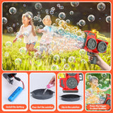 AKDC 139 Holes Battery Operated Powerful Sprinkler Bubble Car Gun, Red - Al Kabayel Discount CentreAKDC 139 Holes Battery Operated Powerful Sprinkler Bubble Car Gun, RedBlaster & foam playAKDCAl Kabayel Discount Centre