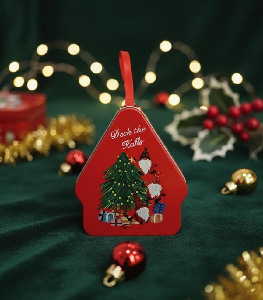 AKDC 13cm Red Candy Box Home Shape | Holiday Gift Container with Christmas Tree Design - Al Kabayel Discount CentreAKDC 13cm Red Candy Box Home Shape | Holiday Gift Container with Christmas Tree DesignHome Décor AccentsAKDCAl Kabayel Discount Centre