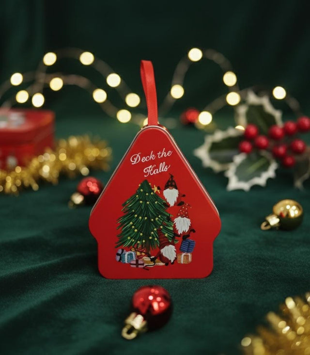 AKDC 13cm Red Candy Box Home Shape | Holiday Gift Container with Christmas Tree Design - Al Kabayel Discount CentreAKDC 13cm Red Candy Box Home Shape | Holiday Gift Container with Christmas Tree DesignHome Décor AccentsAKDCAl Kabayel Discount Centre
