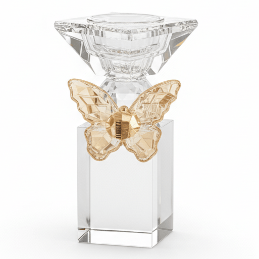 AKDC 15cm Glass Incense Burner with Decorative Butterfly Design for Aromatherapy and Stylish Home Décor - Al Kabayel Discount CentreAKDC 15cm Glass Incense Burner with Decorative Butterfly Design for Aromatherapy and Stylish Home DécorIncense BurnerAKDCAl Kabayel Discount Centre