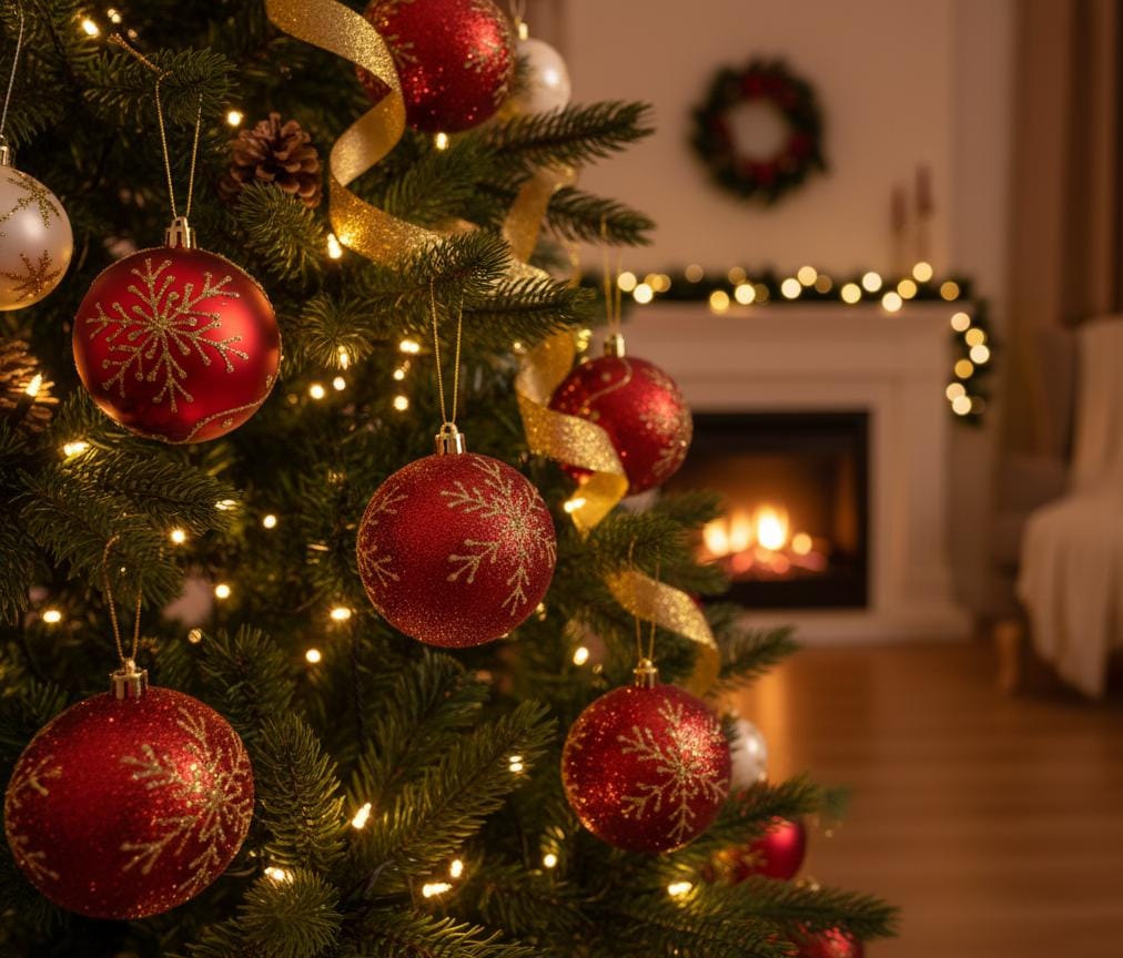 AKDC 15pcs Red Christmas Tree Bell Décor Set – 8cm Hanging Ornaments for Holiday Tree & Home Decoration - Al Kabayel Discount CentreAKDC 15pcs Red Christmas Tree Bell Décor Set – 8cm Hanging Ornaments for Holiday Tree & Home DecorationHome Décor AccentsAKDCAl Kabayel Discount Centre