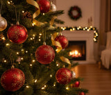 AKDC 15pcs Red Christmas Tree Bell Décor Set – 8cm Hanging Ornaments for Holiday Tree & Home Decoration - Al Kabayel Discount CentreAKDC 15pcs Red Christmas Tree Bell Décor Set – 8cm Hanging Ornaments for Holiday Tree & Home DecorationHome Décor AccentsAKDCAl Kabayel Discount Centre