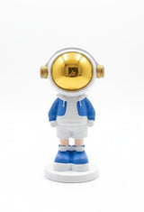 AKDC 16cm Ceramic Small Astronaut Standing Décor in White with Blue | Cute Space Explorer Figurine for Desk Display - Al Kabayel Discount CentreAKDC 16cm Ceramic Small Astronaut Standing Décor in White with Blue | Cute Space Explorer Figurine for Desk DisplayHome Décor AccentsAKDCAl Kabayel Discount Centre