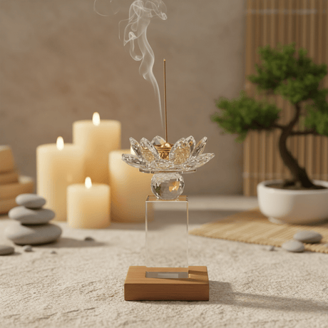 AKDC 17.5cm Compact Glass Incense Burner for Small Spaces, Relaxation, and Aromatherapy Décor - Al Kabayel Discount CentreAKDC 17.5cm Compact Glass Incense Burner for Small Spaces, Relaxation, and Aromatherapy DécorIncense BurnerAKDCAl Kabayel Discount Centre