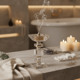 AKDC 18.5cm Elegant Glass Incense Burner for Aromatherapy, Meditation, and Decorative Home Use - Al Kabayel Discount CentreAKDC 18.5cm Elegant Glass Incense Burner for Aromatherapy, Meditation, and Decorative Home UseIncense BurnerAKDCAl Kabayel Discount Centre