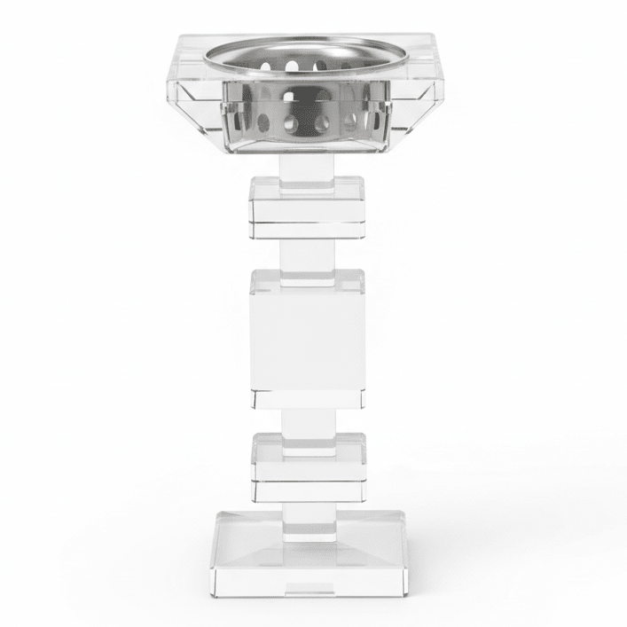 AKDC 18.5cm Minimalist Clear Glass Incense Burner for Home Fragrance, Relaxation, and Elegant Interior Styling - Al Kabayel Discount CentreAKDC 18.5cm Minimalist Clear Glass Incense Burner for Home Fragrance, Relaxation, and Elegant Interior StylingIncense BurnerAKDCAl Kabayel Discount Centre