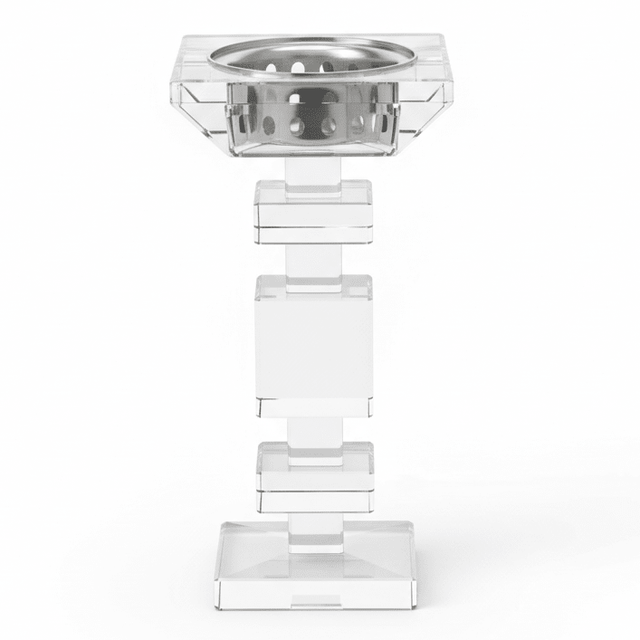 AKDC 18.5cm Minimalist Clear Glass Incense Burner for Home Fragrance, Relaxation, and Elegant Interior Styling - Al Kabayel Discount CentreAKDC 18.5cm Minimalist Clear Glass Incense Burner for Home Fragrance, Relaxation, and Elegant Interior StylingIncense BurnerAKDCAl Kabayel Discount Centre