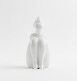 AKDC 19cm Ceramic Sitting Female Figurine in White | Elegant Artistic Sculpture for Living Room or Study - Al Kabayel Discount CentreAKDC 19cm Ceramic Sitting Female Figurine in White | Elegant Artistic Sculpture for Living Room or StudyHome Décor AccentsAKDCAl Kabayel Discount Centre