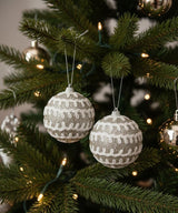 AKDC 2 - Piece 10 cm Gold Christmas Hanging Ball Décor – White Pearl Accent Design for Premium Festive Look - Al Kabayel Discount CentreAKDC 2 - Piece 10 cm Gold Christmas Hanging Ball Décor – White Pearl Accent Design for Premium Festive LookHome Décor AccentsAKDCAl Kabayel Discount Centre