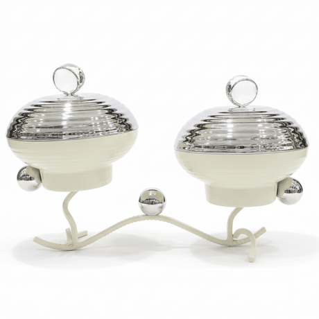 AKDC 2 - Piece Candy Bowl Set with Stand – Elegant Serving Display for Desserts Snacks & Table Decoration – 25x14 cm - Al Kabayel Discount CentreAKDC 2 - Piece Candy Bowl Set with Stand – Elegant Serving Display for Desserts Snacks & Table Decoration – 25x14 cmBowlsAKDCAl Kabayel Discount Centre