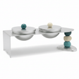 AKDC 2 - Section Rectangular Candy Serving Bowl with Holder – Multi - Compartment Tray for Snacks Nuts & Dry Fruits – Organized Serving Solution – 30x12 cm - Al Kabayel Discount CentreAKDC 2 - Section Rectangular Candy Serving Bowl with Holder – Multi - Compartment Tray for Snacks Nuts & Dry Fruits – Organized Serving Solution – 30x12 cmBowlsAKDCAl Kabayel Discount Centre