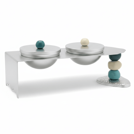 AKDC 2 - Section Rectangular Candy Serving Bowl with Holder – Multi - Compartment Tray for Snacks Nuts & Dry Fruits – Organized Serving Solution – 30x12 cm - Al Kabayel Discount CentreAKDC 2 - Section Rectangular Candy Serving Bowl with Holder – Multi - Compartment Tray for Snacks Nuts & Dry Fruits – Organized Serving Solution – 30x12 cmBowlsAKDCAl Kabayel Discount Centre