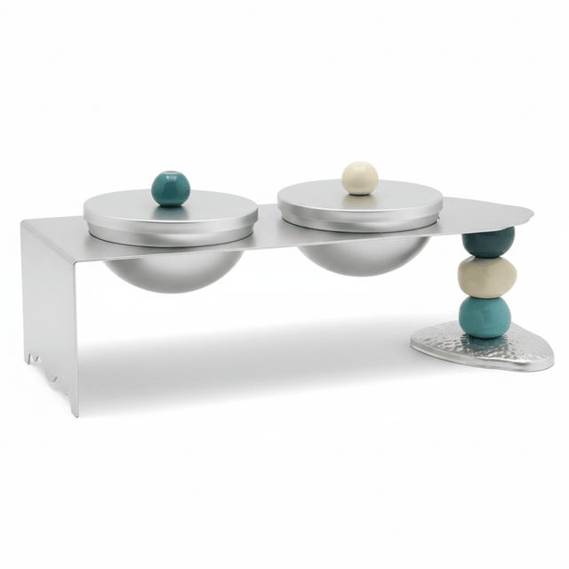AKDC 2 - Section Rectangular Candy Serving Bowl with Holder – Multi - Compartment Tray for Snacks Nuts & Dry Fruits – Organized Serving Solution – 30x12 cm - Al Kabayel Discount CentreAKDC 2 - Section Rectangular Candy Serving Bowl with Holder – Multi - Compartment Tray for Snacks Nuts & Dry Fruits – Organized Serving Solution – 30x12 cmBowlsAKDCAl Kabayel Discount Centre