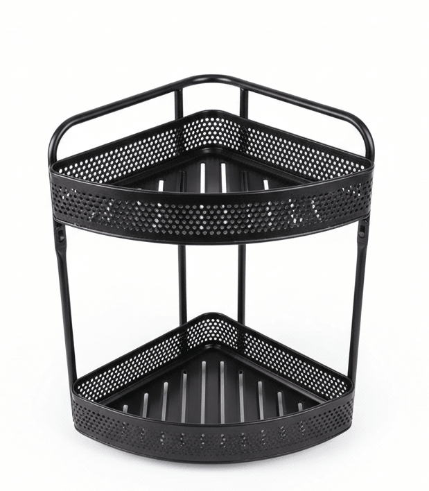 AKDC 2 - Tier Metal Storage Rack (35×30cm) – Space - Saving Organizer - Brown - Al Kabayel Discount CentreAKDC 2 - Tier Metal Storage Rack (35×30cm) – Space - Saving Organizer - BrownOrganizers & AccessoriesAKDCAl Kabayel Discount Centre