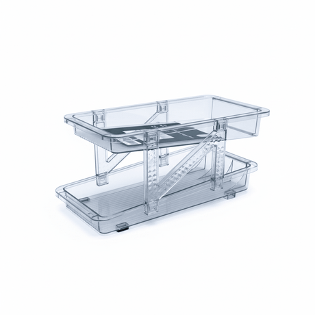 AKDC 2 - Tier Plastic Storage Tray – 33×14cm (Transparent) - Al Kabayel Discount CentreAKDC 2 - Tier Plastic Storage Tray – 33×14cm (Transparent)Organizers & AccessoriesAKDCAl Kabayel Discount Centre