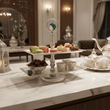 AKDC 2 - Tier Rectangular Metal Candy Serving Stand – Luxury Multi - Level Display Tray for Desserts Sweets & Event Presentation – 33x13 cm & 28x13 cm - Al Kabayel Discount CentreAKDC 2 - Tier Rectangular Metal Candy Serving Stand – Luxury Multi - Level Display Tray for Desserts Sweets & Event Presentation – 33x13 cm & 28x13 cmServing TraysAKDCAl Kabayel Discount Centre