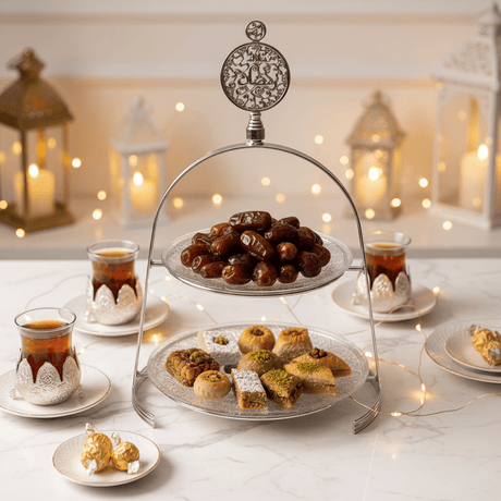AKDC 2 - Tier Round Candy Tray Stand – Elegant Serving Organizer for Desserts & Afternoon Tea – 25 cm - Al Kabayel Discount CentreAKDC 2 - Tier Round Candy Tray Stand – Elegant Serving Organizer for Desserts & Afternoon Tea – 25 cmServing TraysAKDCAl Kabayel Discount Centre