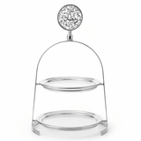 AKDC 2 - Tier Round Candy Tray Stand – Elegant Serving Organizer for Desserts & Afternoon Tea – 25 cm - Al Kabayel Discount CentreAKDC 2 - Tier Round Candy Tray Stand – Elegant Serving Organizer for Desserts & Afternoon Tea – 25 cmServing TraysAKDCAl Kabayel Discount Centre